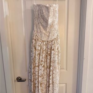 NWT Toccin Melody Corset Dress (lace & cream)